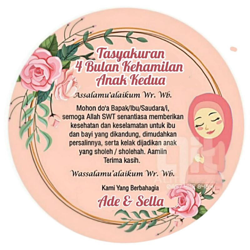 

STICKER 4 BULANAN/7 BULANAN KEHAMILAN MURAH