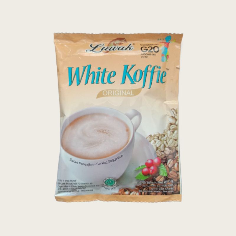 

LUWAK White Coffee Original Minuman Serbuk Kopi Sachet [20g]