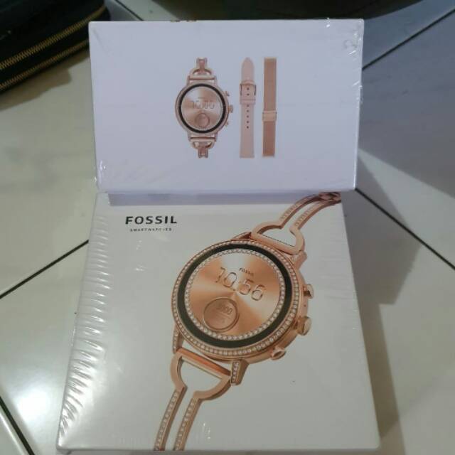 Fossil gen 4 rose gold set ftw6030