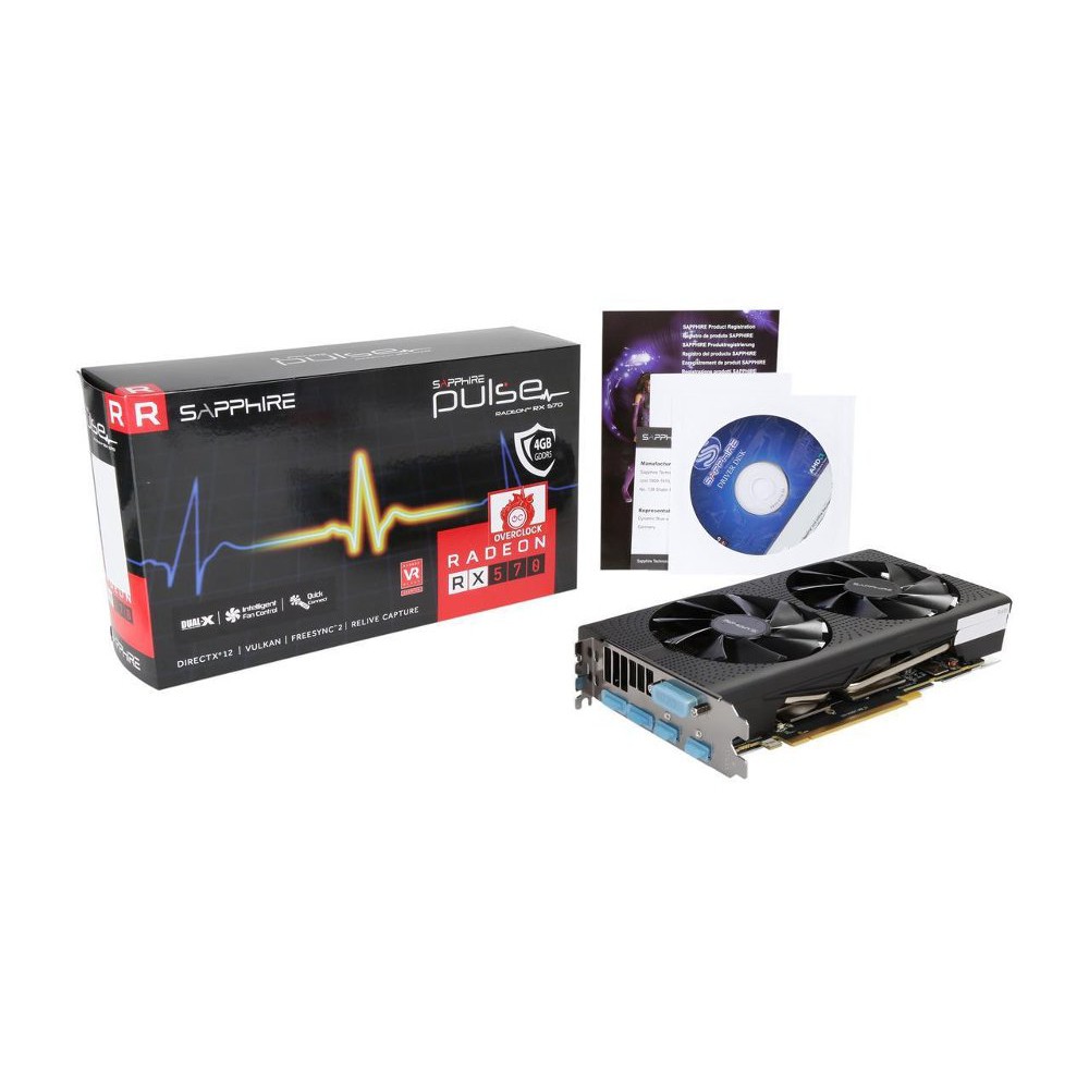 Sapphire PULSE Radeon RX 570 4GB GDDR5 Bagus