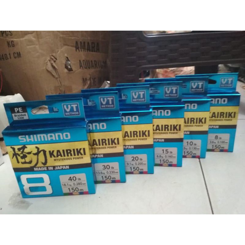 PE Shimano Kairiki 150m