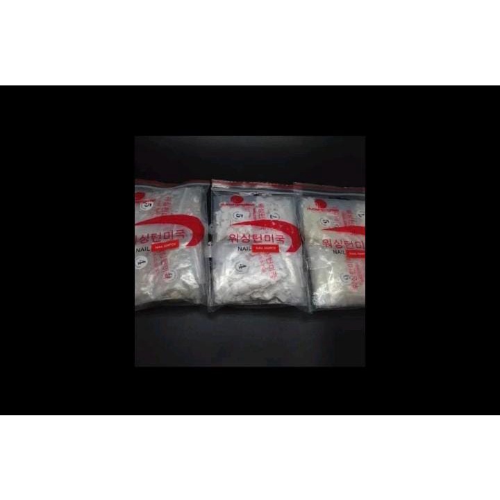 KUKU KAKI PALSU 500 PCS TOE FAKE NAILS NAILART KUKU PALSU KAKI