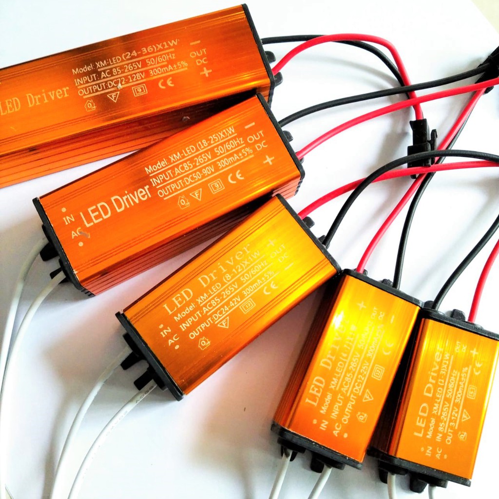 LED Driver (1-3) x 1watt WATERPROOF CASING BESI