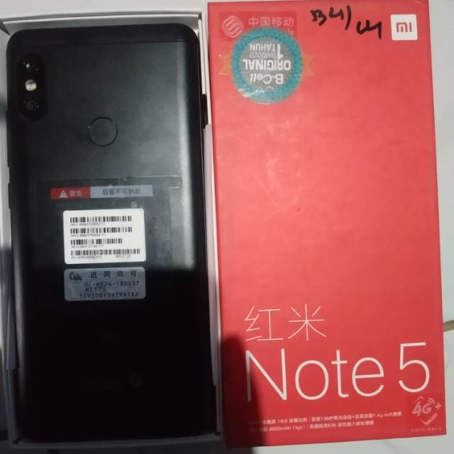 Xiaomi redmi note 5 pro 4 64 mulus