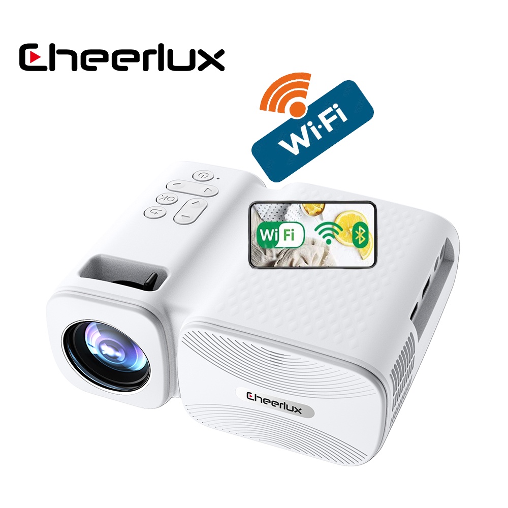 CHEERLUX INDONESIA | C11 ANDROID | C11 WIFI | PROYEKTOR WIFI MINI  BLUETOOTH CHEERLUX C11 WIFI 2000 LUMENS | PROYEKTOR KONEK HP