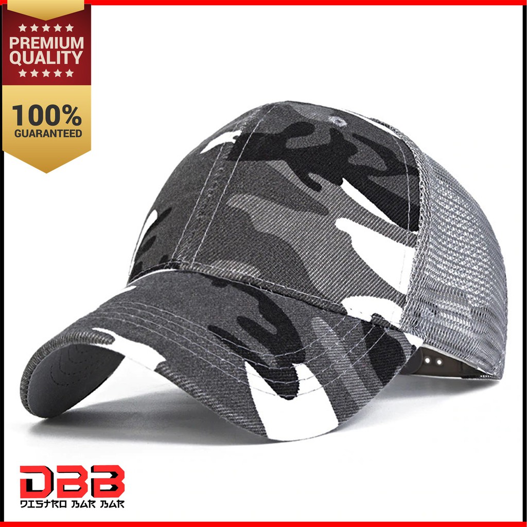Topi Baseball Trucker Cap Hat Army Camouflage