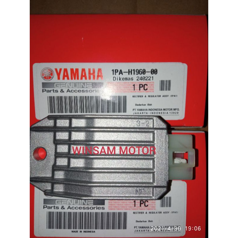 KIPROK REGULATOR Yamaha VIXION NEW 2013 NVL asli Original YGP Yamaha kode nya 1PA