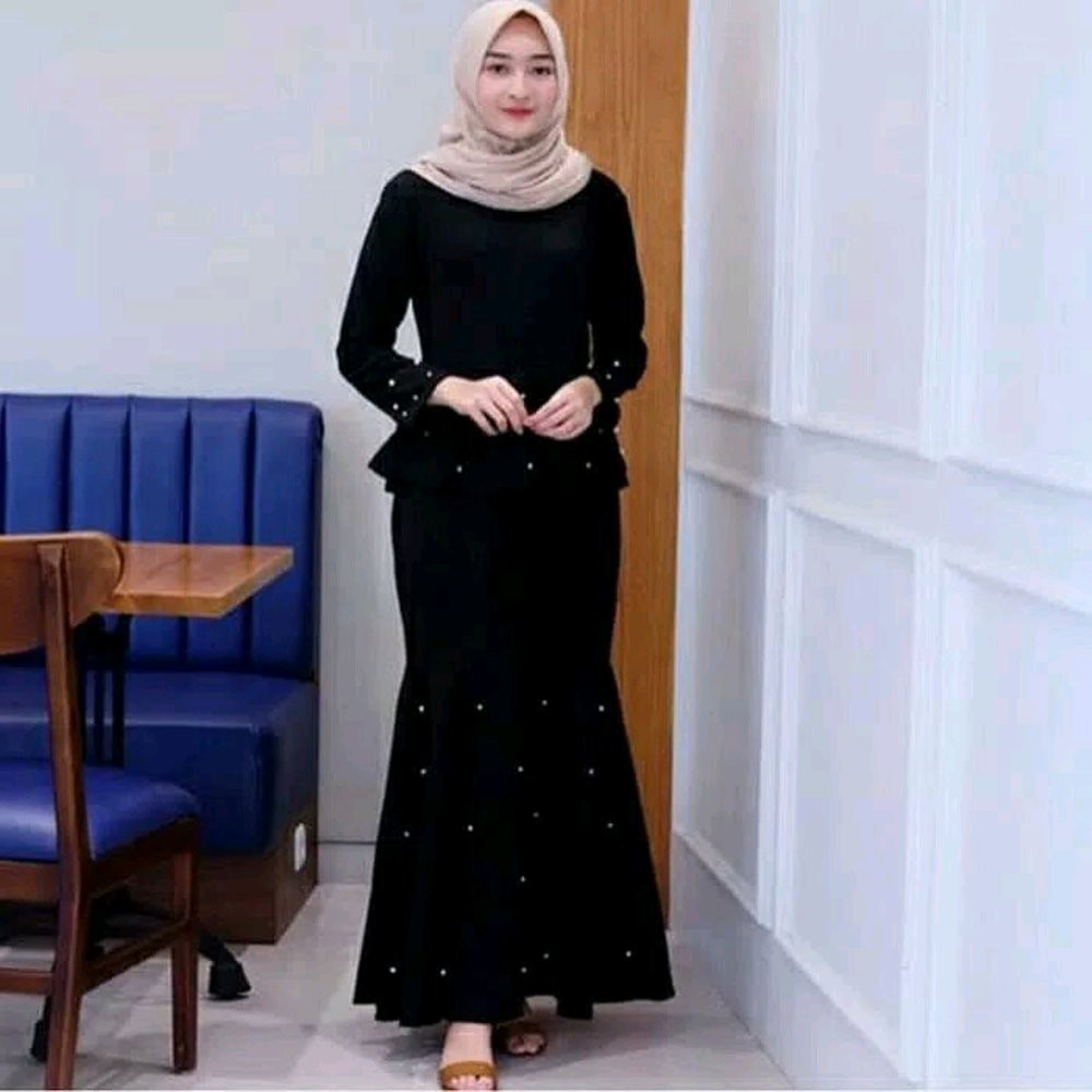 Baju Gamis Jaman Now - Voal Motif