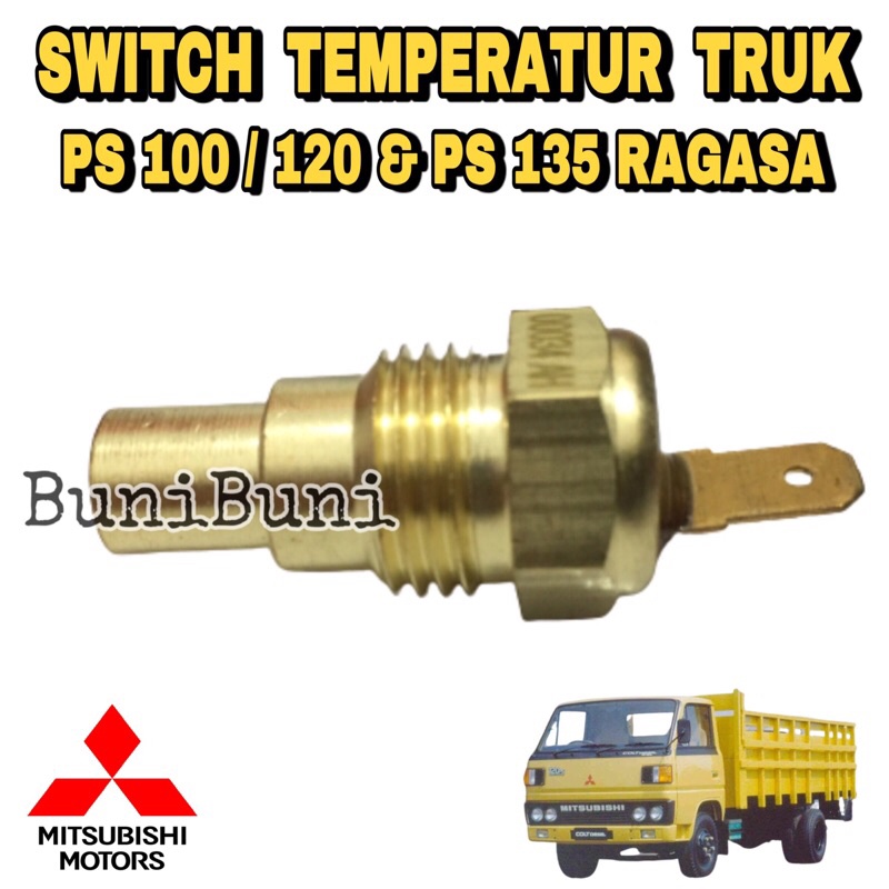 Switch Temperatur / Sensor Suhu Panas Air Mobil Truk Mitsubishi Colt Diesel PS100 / PS120 / PS135 Ragasa