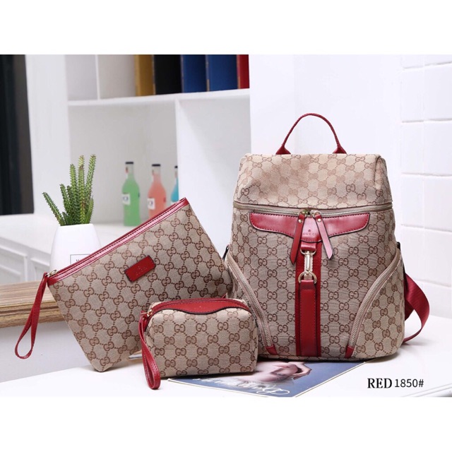 (MURAH) TAS RANSEL GUCCI 1850 TAS BATAM TAS WANITA