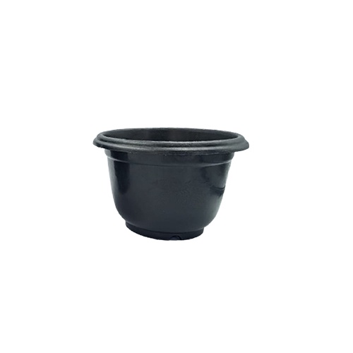 GBUplast Jardin Strawberry Pot Tanaman Plastik 22 Cm Flower Pot Pot Bunga JSD-22 Hitam