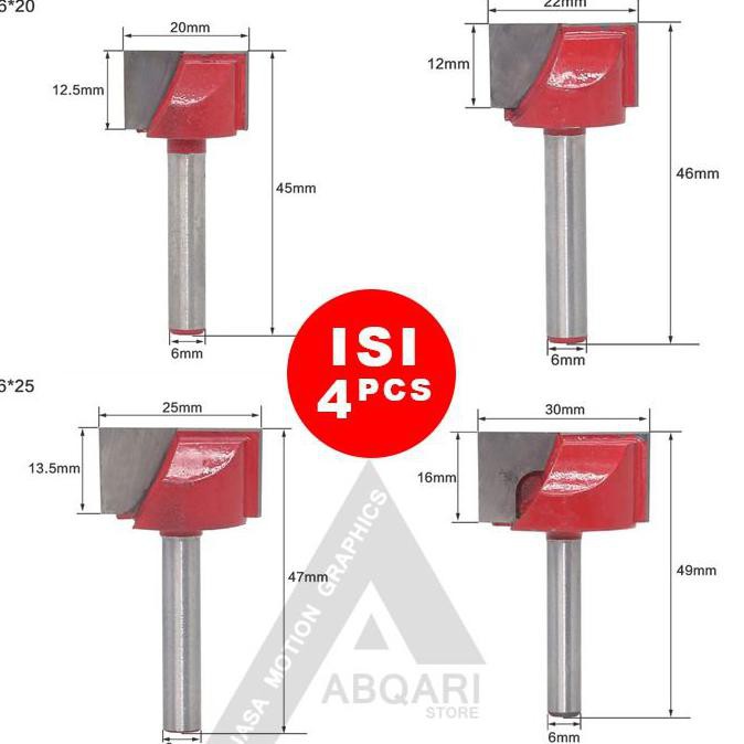 bottom cleaning router bit set / straight bit set / sloting bit set
