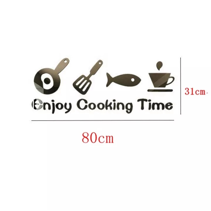 Kitchen Sticker Acrylic Wall Sticker Self-adhesive Wall Stickers