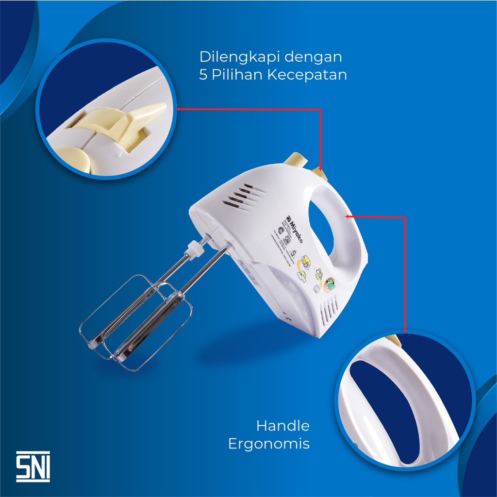 MIYAKO MIXER HM620 / HM 620 / HM-620 (HAND MIXER) GARANSI RESMI