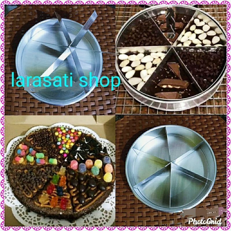 Loyang Sekat Bulat/ Brownies Sekat