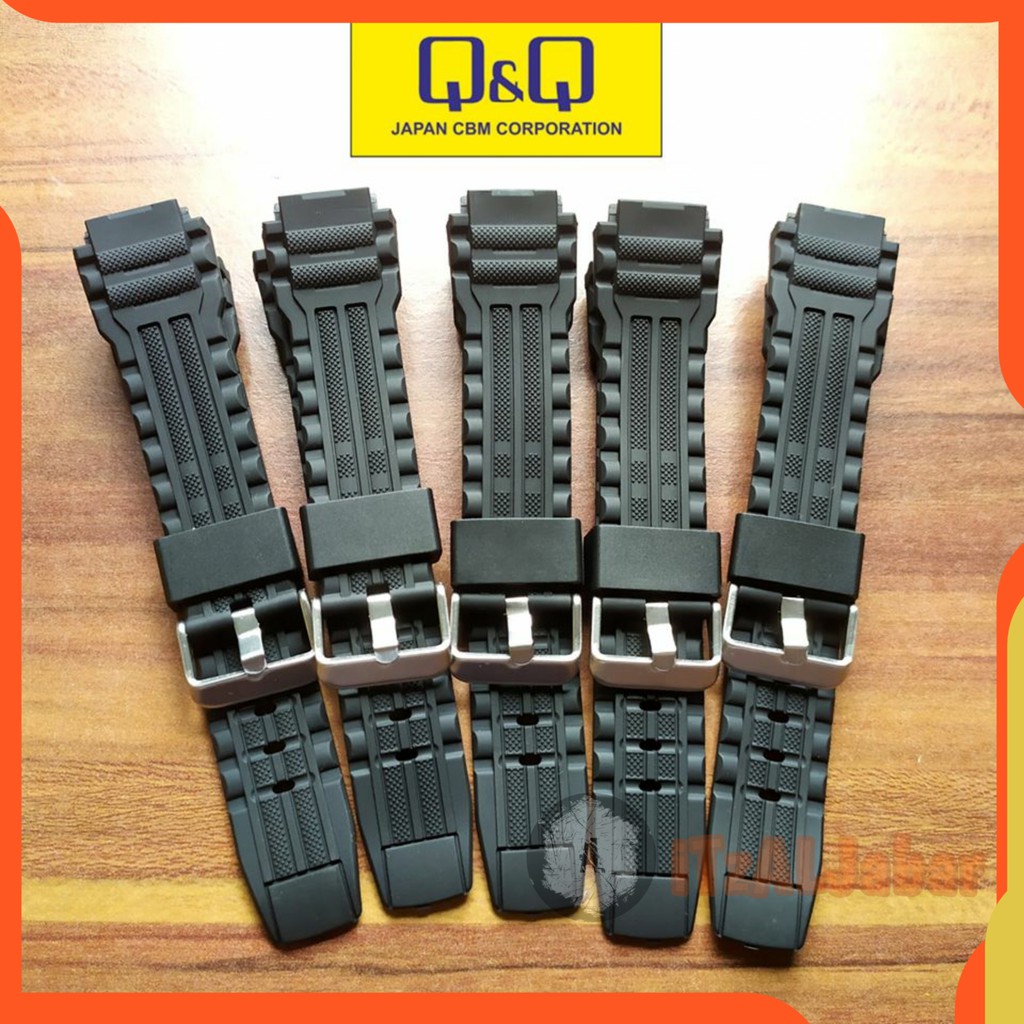 Tali jam tangan Q&amp;Q M148 Rubber strap Tali jam QQ M148