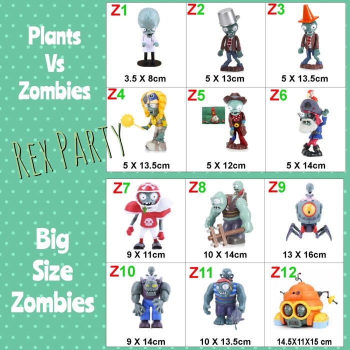 Plants Vs Zombies/Mainan Plants Vs Zombies Besar/Big Size Zombie Toy