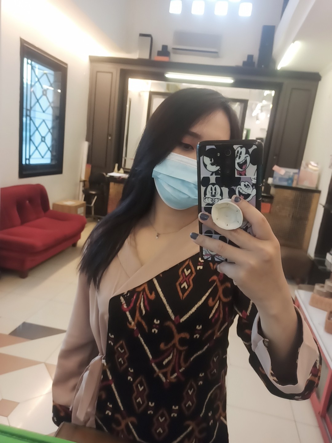 Baju Batik Wanita Modern Monalisa Genes M,l,xl Asli Pekalongan