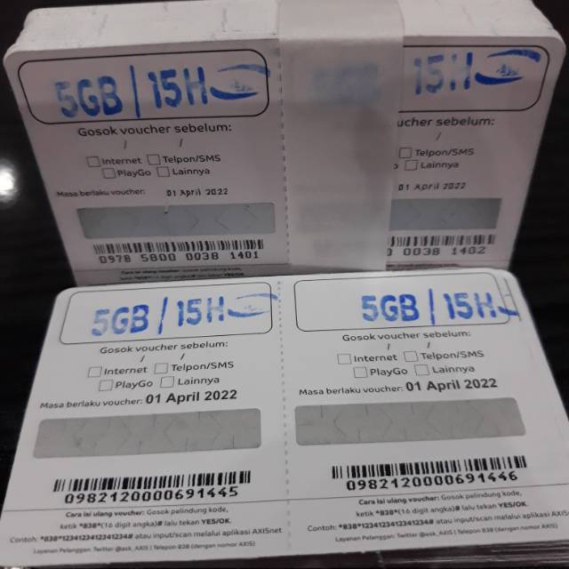 VOCER AXIS 5 GB 15 HARI