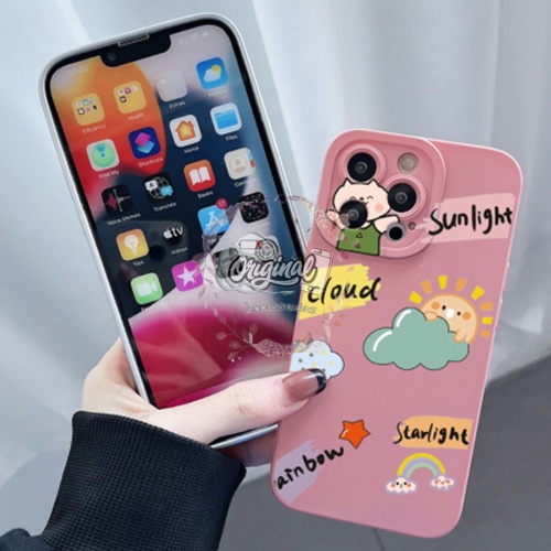 SOFTCASE CASING MATTE CAMERA PROTECT BUNNY CUTENESS REALME C17 C20 C21Y OR687