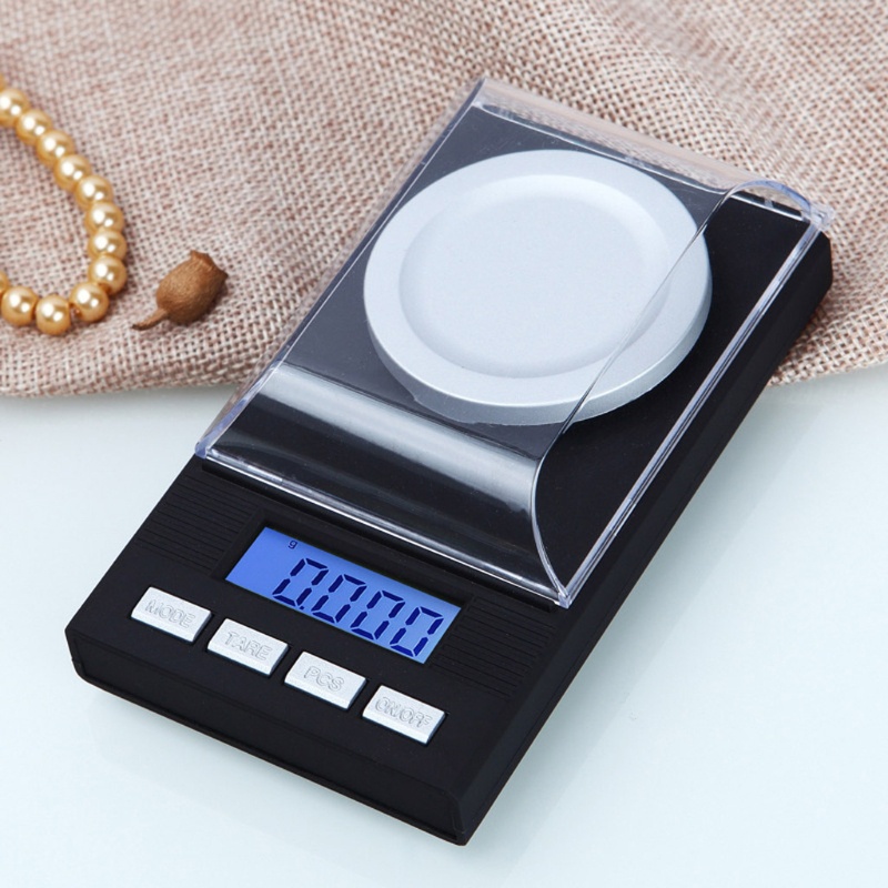 Gro Timbangan Digital Timbangan Dapur Dengan Fungsi Tare Display LCD Stainless Steel Platform Jewelry Scale Precise Untuk Emas