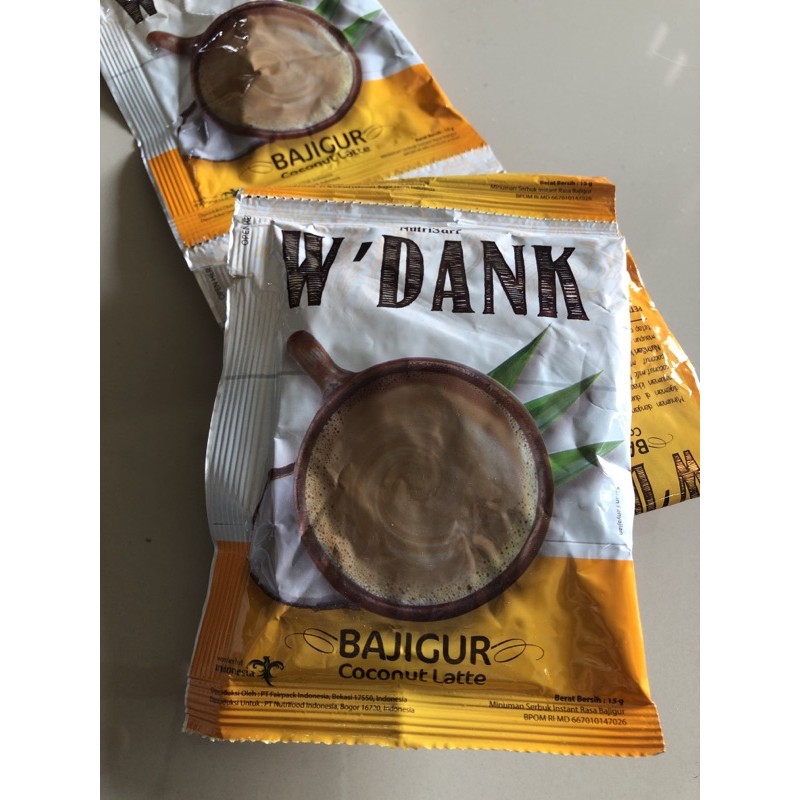 

W’Dank Bajigur Coconut Latte 15 gr per sachet