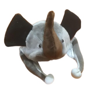 gajah animal hat topi boneka topi gajah