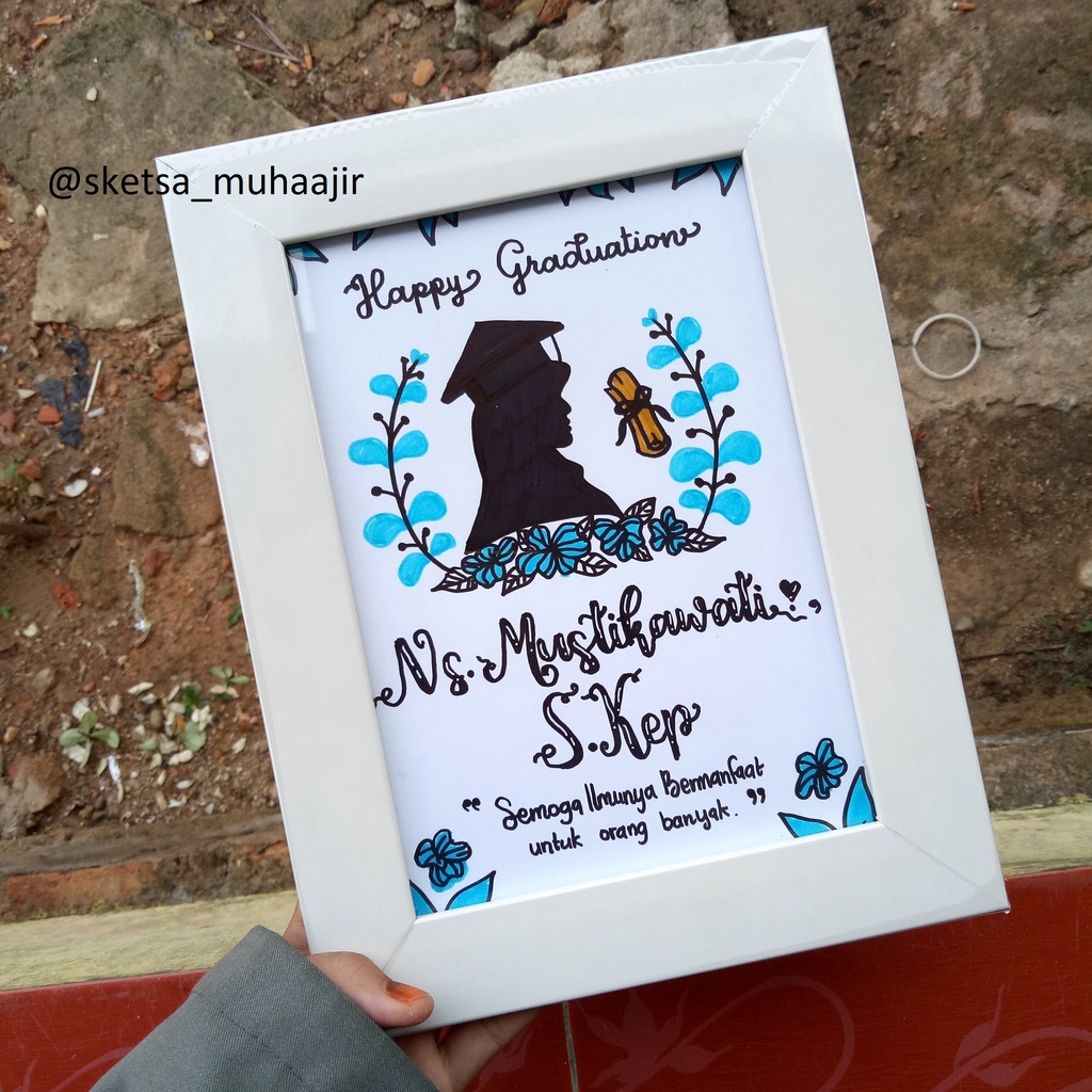 Kado Lettering/ Kado Wisuda Custom