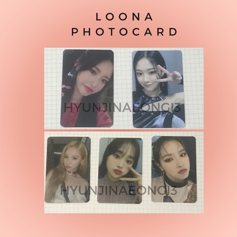 loona pc photocard