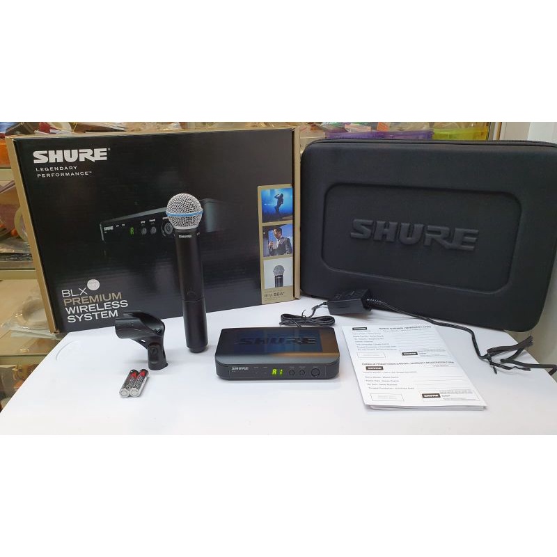 Mic wireless SHURE BLX24/BETA58 | SHURE BLX24 / BETA58 | SHURE BLX 24/BETA 58 Original