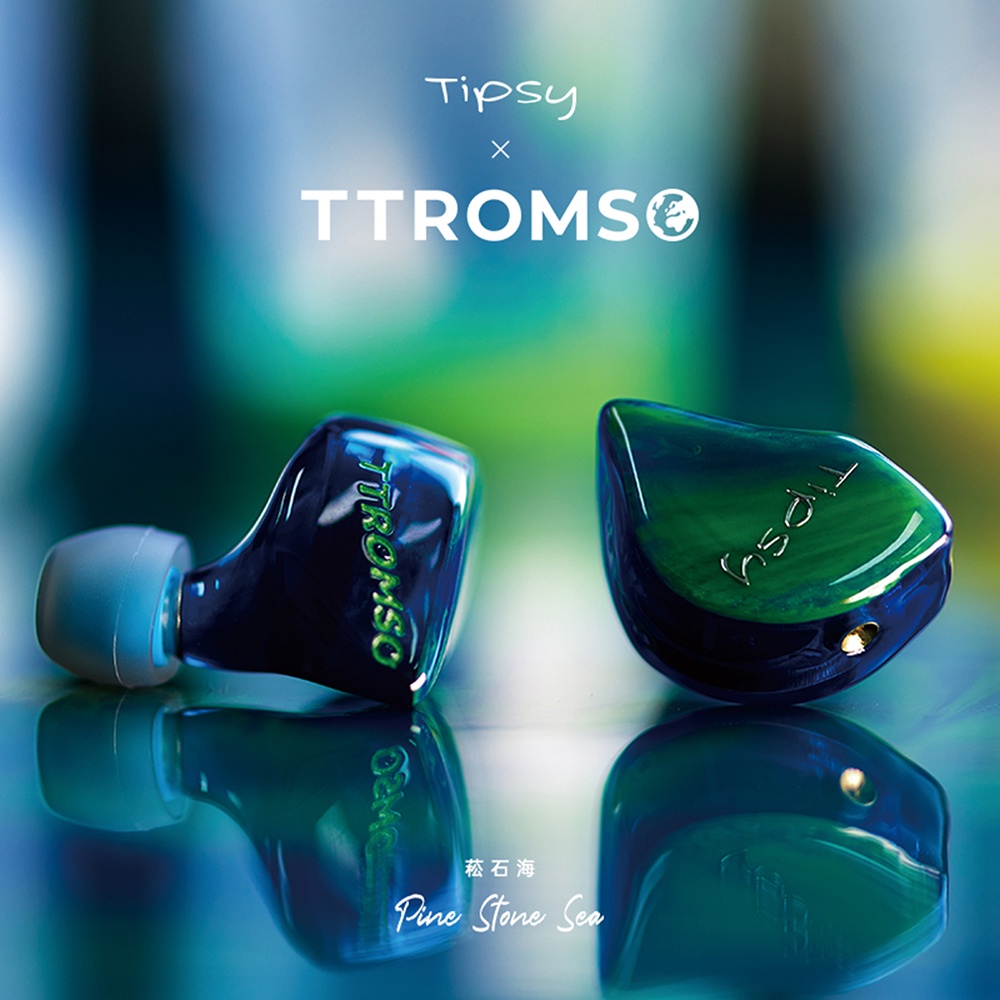 Tipy TTROMSO Earphone In Ear HiFi 12mm LCP Dinamis Motif Print 3D