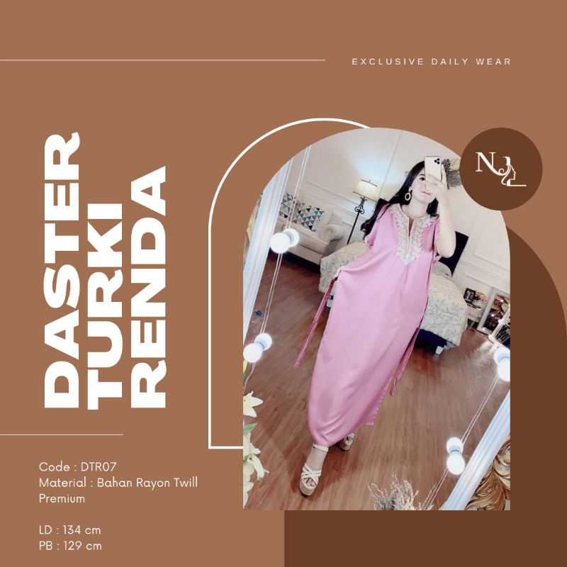 DRESS DASTER TURKI RENDA BY NOLA ORIGINAL // DRESS ARABIAN JUMBO // DRESS ARABIAN RGB