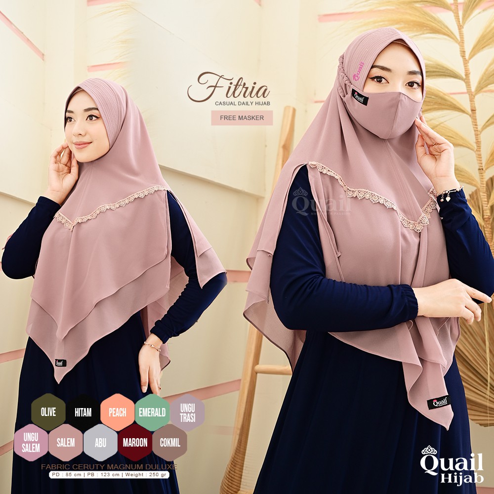 Khimar Fitria by Quail Hijab