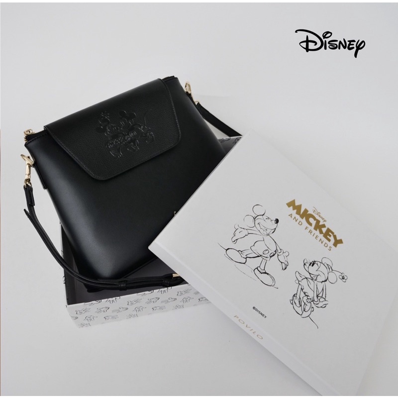 povilo disney classic bag hitam
