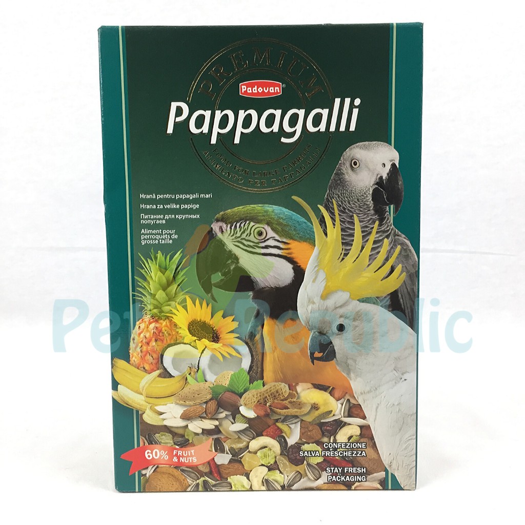 

Makanan Burung Premium PADOVAN Premium Pappagalli for Parrot 500gr