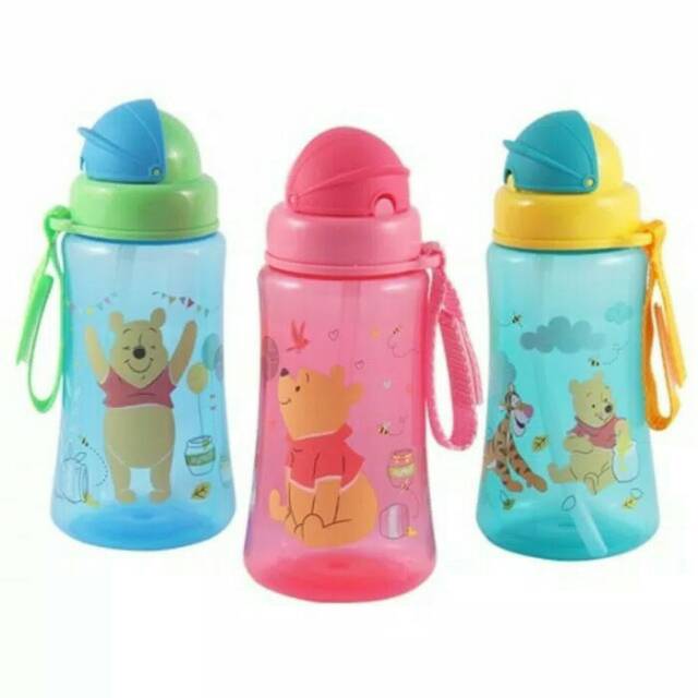 Kiddy botol minum anak botol minum sedotan disney pooh gelas minum bayi