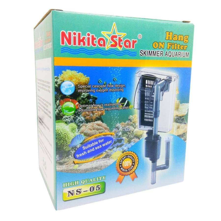 NIKITA STAR NS05 NS 05 SLIM hanging hang on filter gantung aquarium aquascape