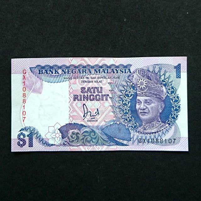 [Vista.12] Uang Malaysia 1 ringgit lama