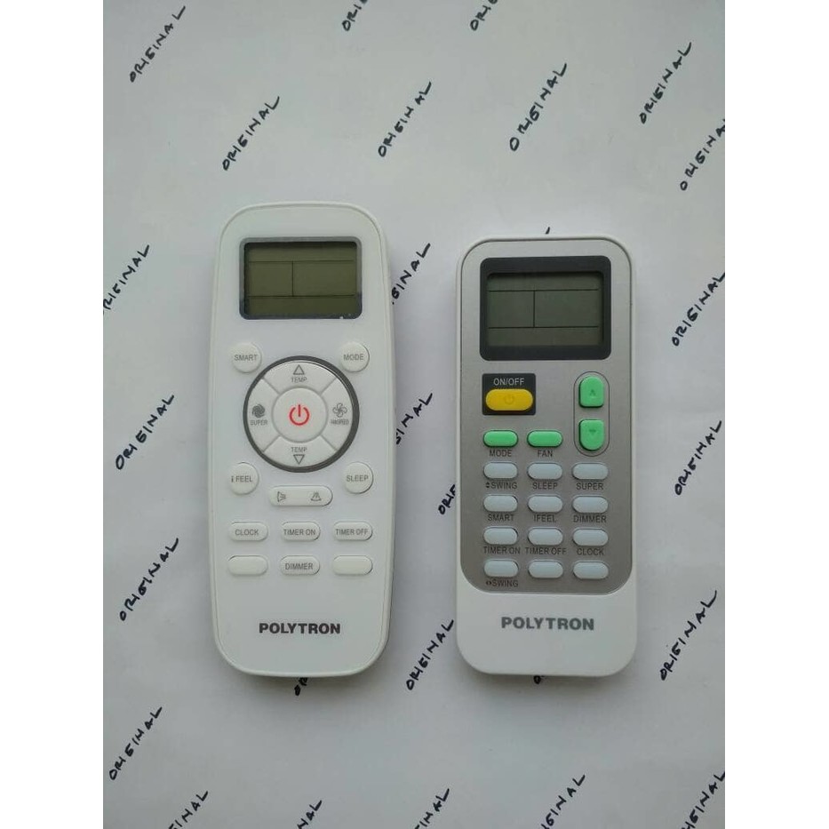 Remot Remote AC Polytron J1-05 (E) / PAC- VX Original Asli Ori
