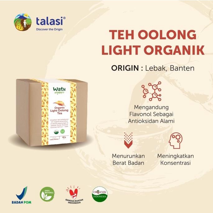 

[COD] Organic Light Oolong Tea - Lebak (Banten) 80gr [COD]