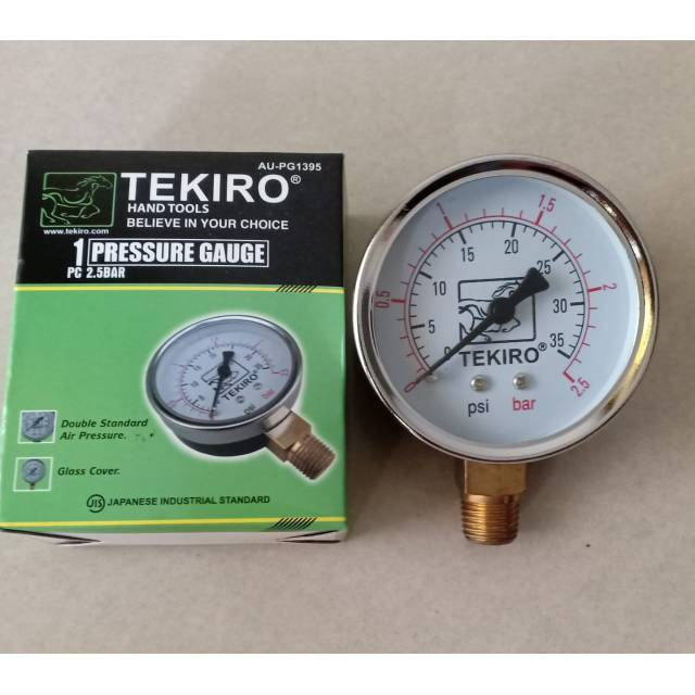 Ukur tekanan 2.5&quot; pressure Gauge Tekiro