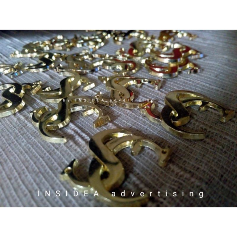 LABEL HIJAB custom LOGAM ALLOY