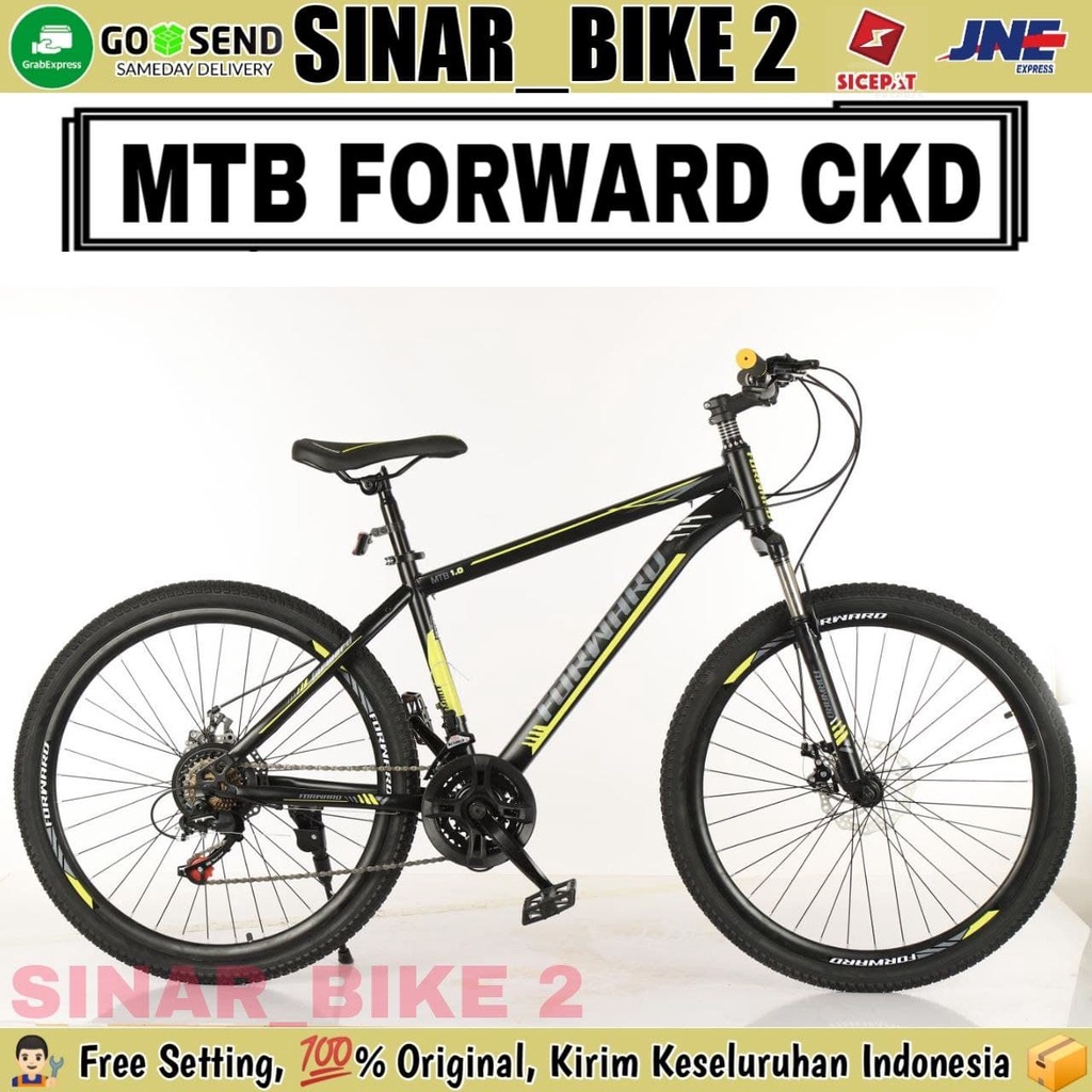 Sepeda Gunung FORWARD CKD 26 Inch 21 Speed Rem Cakram