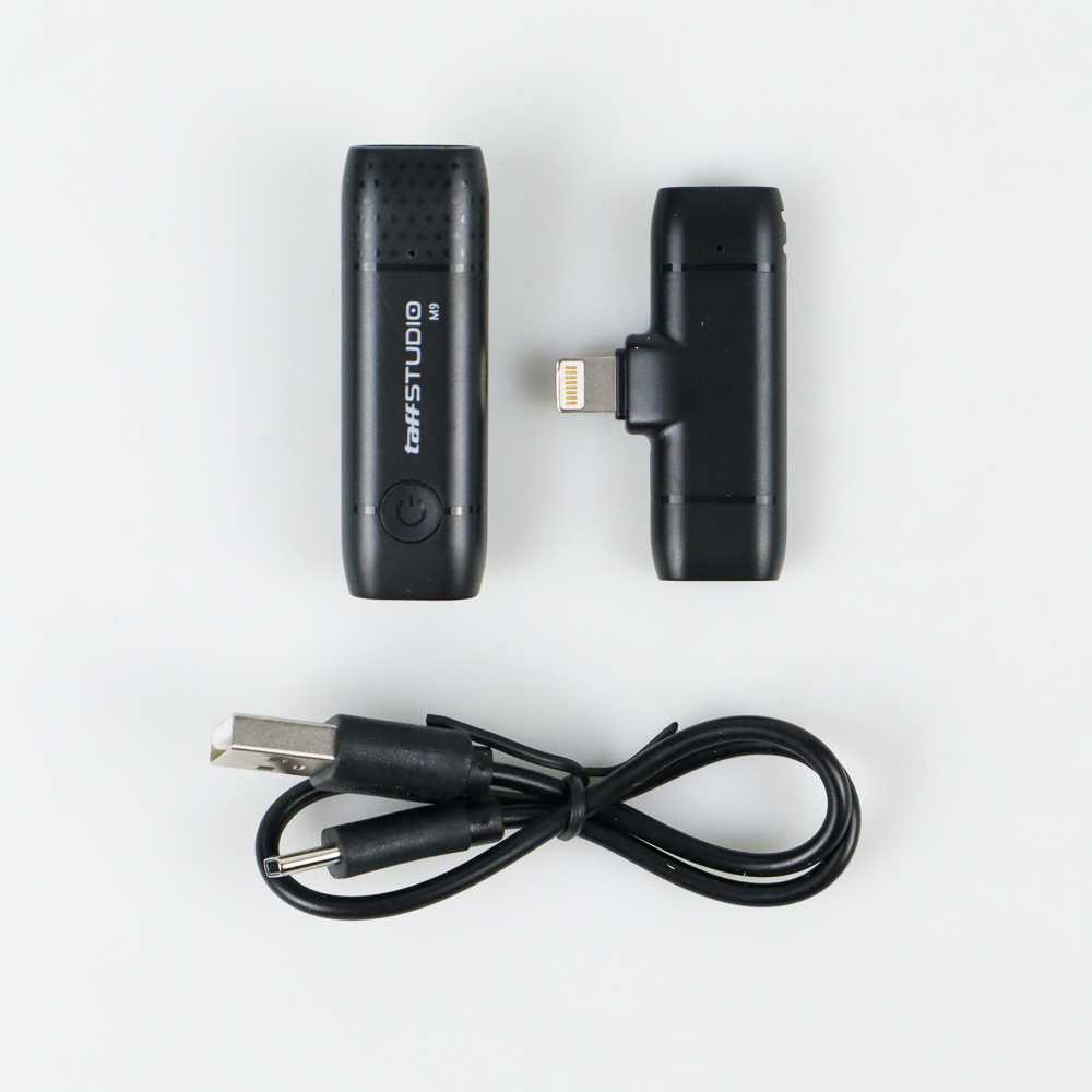 Wireless Lavalier Lapel Microphone System Lightning - TaffStudio