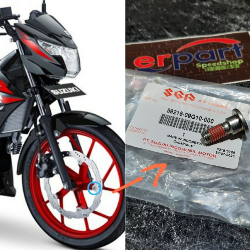 Baut bold piringan cakram satria Fu gsx 150 hanyate address Nex Suzuki