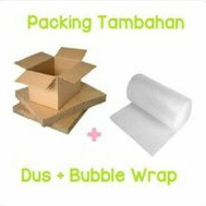 

Packing Tambahan Dus + Bubble Wrap