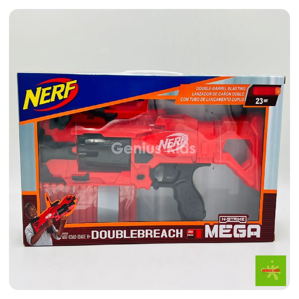 Genius Kids Mainan anak tembakan pistol peluru nerf gun semiauto elektrik