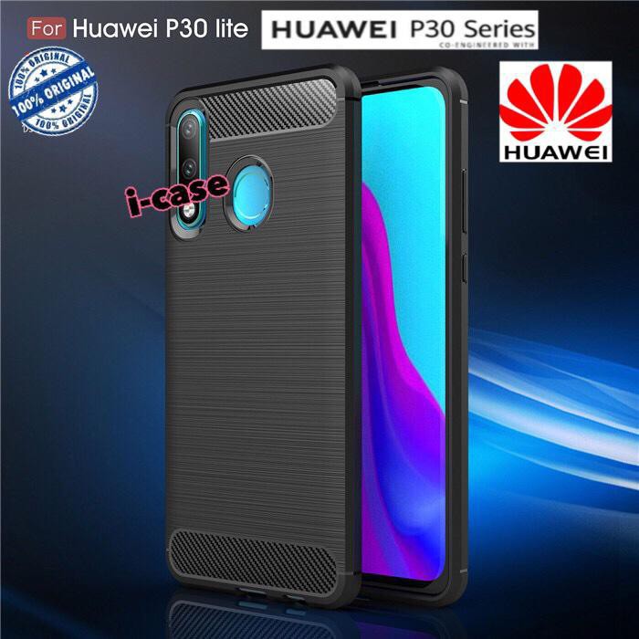 Promo  Case Huawei P30 Lite Rugged Armor Original - soft case p30 lite Murmer 