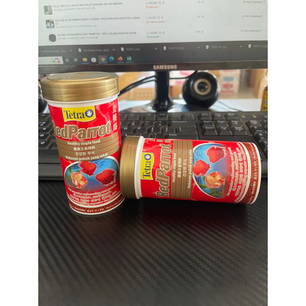 TETRA RED PARROT 110gr / 250ML MAKANAN PAROT MADE IN GERMANY