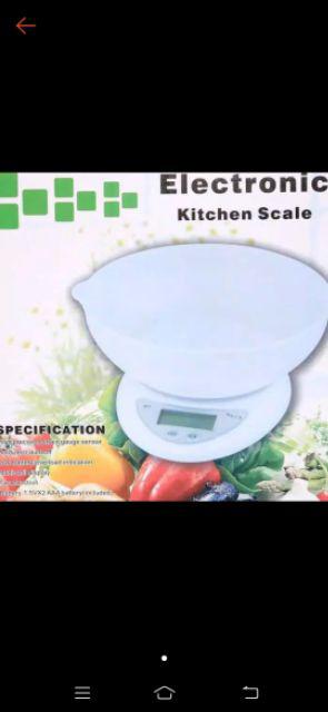 Timbangan Dapur Digital Mangkok Electronic 5kg